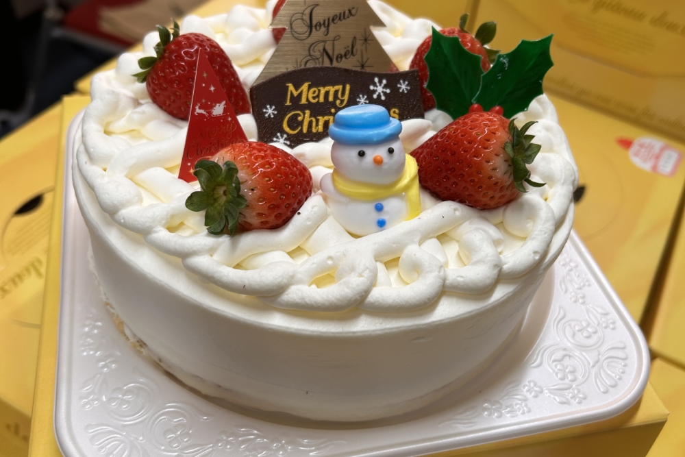 今年もクリスマスケーキを配りました🎁🎄